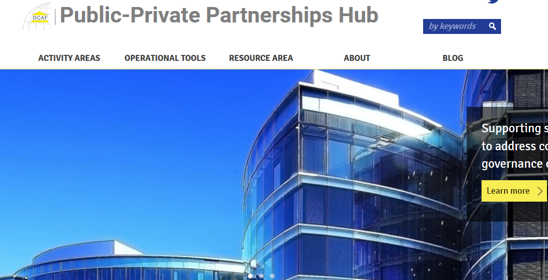 New DCAF Public-Private Partnerships Hub